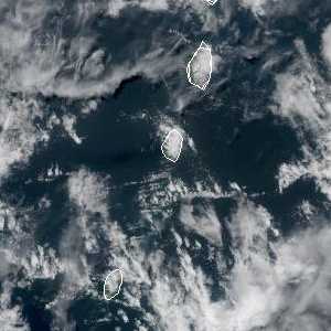 météo tropicale : Image satellite .