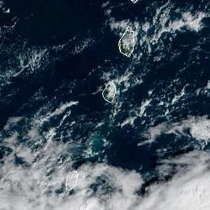 météo tropicale : Image satellite .