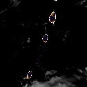 météo tropicale : Image satellite .