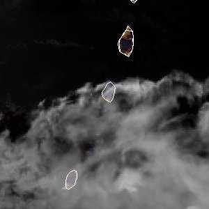 météo tropicale : Image satellite .