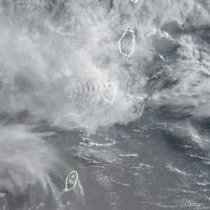 météo tropicale : Image satellite .