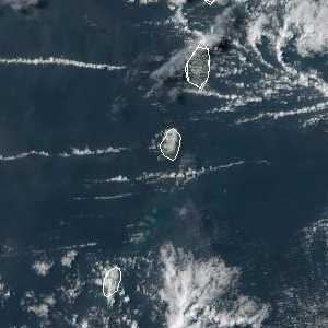 météo tropicale : Image satellite .