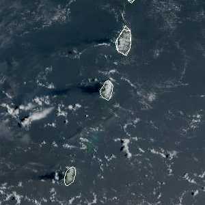 météo tropicale : Image satellite .