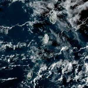 météo tropicale : Image satellite .