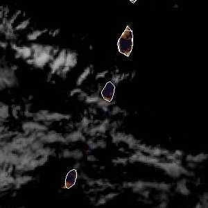 météo tropicale : Image satellite .