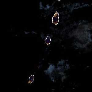 météo tropicale : Image satellite .