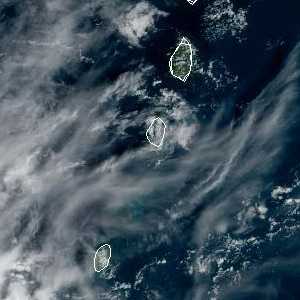 météo tropicale : Image satellite .