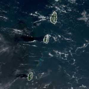 météo tropicale : Image satellite .