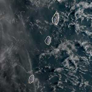 météo tropicale : Image satellite .