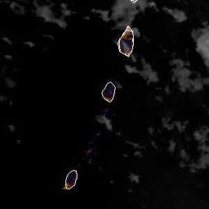 météo tropicale : Image satellite .