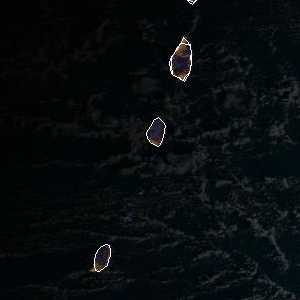 météo tropicale : Image satellite .