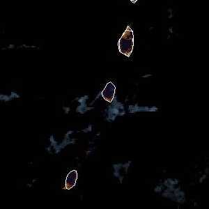 météo tropicale : Image satellite .