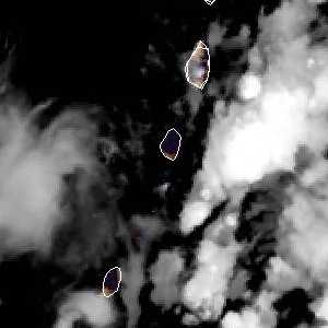météo tropicale : Image satellite .