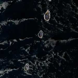 météo tropicale : Image satellite .