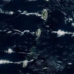 météo tropicale : Image satellite .