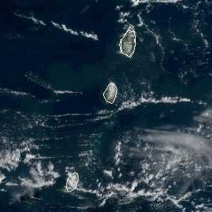 météo tropicale : Image satellite .