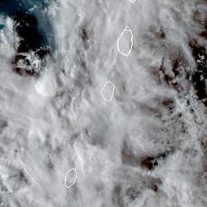 météo tropicale : Image satellite .