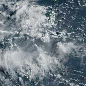météo tropicale : Image satellite .
