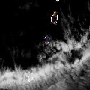 météo tropicale : Image satellite .