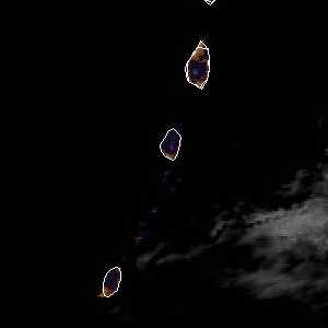 météo tropicale : Image satellite .