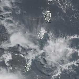 météo tropicale : Image satellite .