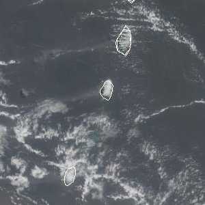météo tropicale : Image satellite .