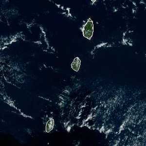météo tropicale : Image satellite .