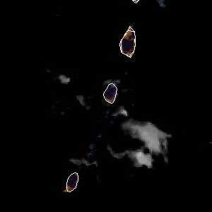 météo tropicale : Image satellite .