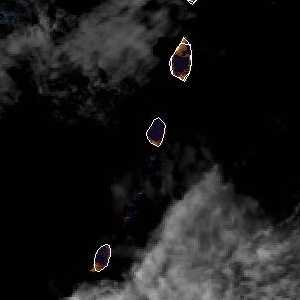 météo tropicale : Image satellite .