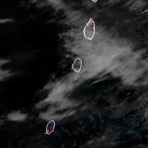 météo tropicale : Image satellite .