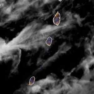 météo tropicale : Image satellite .