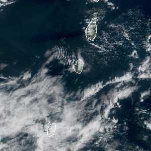 météo tropicale : Image satellite .