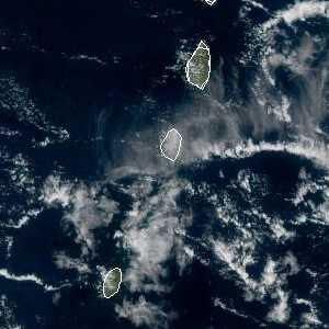 météo tropicale : Image satellite .