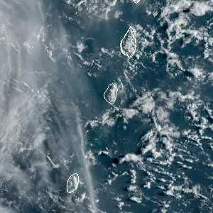 météo tropicale : Image satellite .