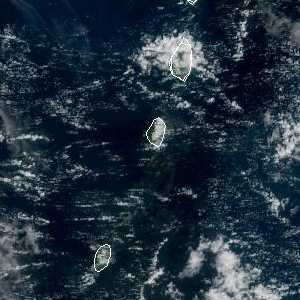 météo tropicale : Image satellite .