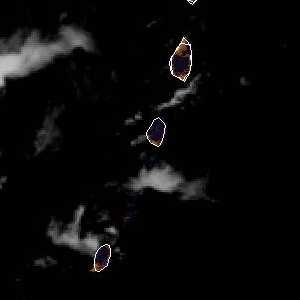 météo tropicale : Image satellite .