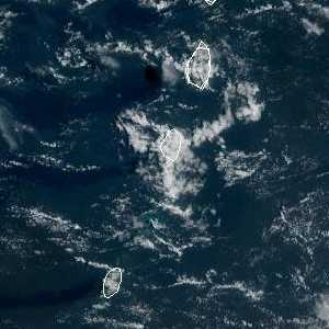 météo tropicale : Image satellite .