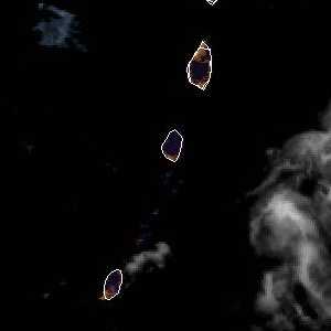 météo tropicale : Image satellite .