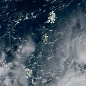 météo tropicale : Image satellite .