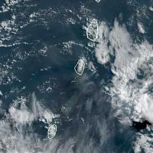 météo tropicale : Image satellite .