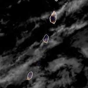 météo tropicale : Image satellite .