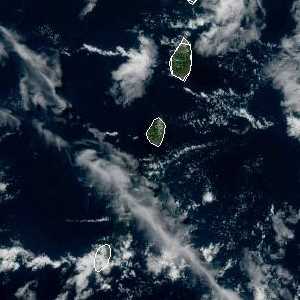 météo tropicale : Image satellite .