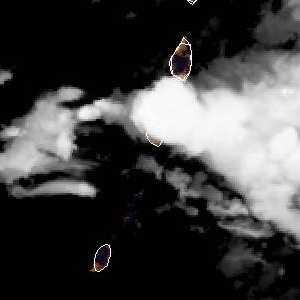météo tropicale : Image satellite .