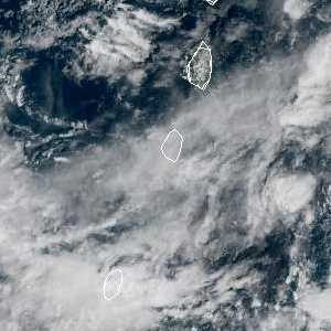 météo tropicale : Image satellite .