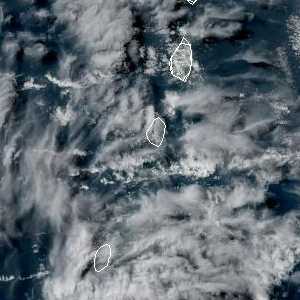 météo tropicale : Image satellite .