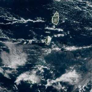 météo tropicale : Image satellite .