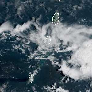 météo tropicale : Image satellite .