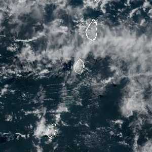 météo tropicale : Image satellite .