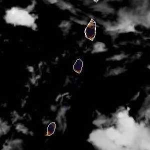 météo tropicale : Image satellite .