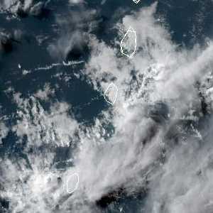 météo tropicale : Image satellite .